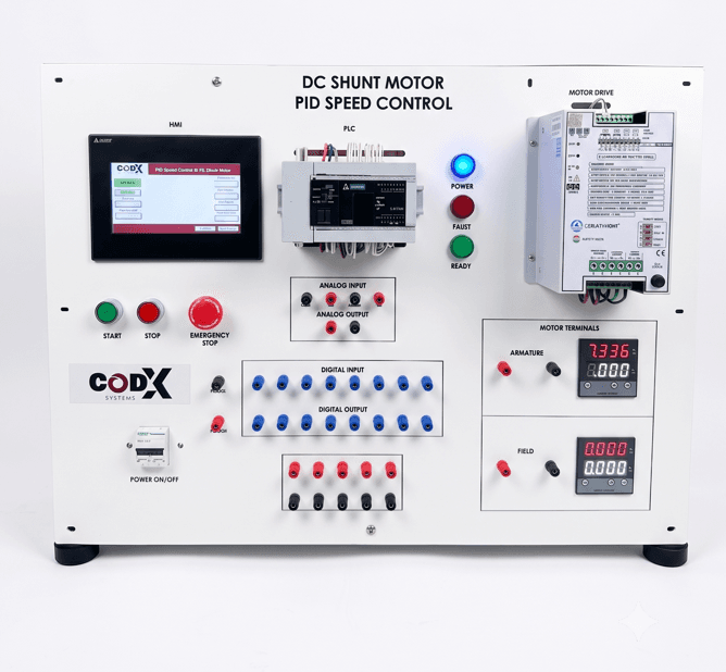 DC Shunt Motor PID Speed Control Trainer Kit
