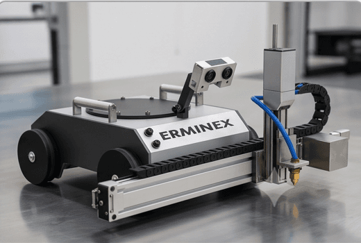 ErmineX magnetic crawler inspection robot