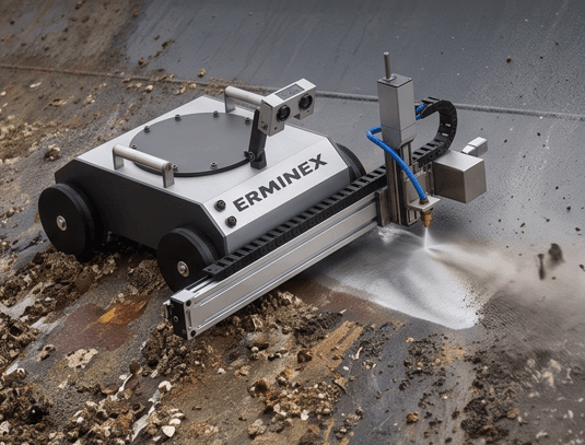 ErmineX adaptive hull cleaning in operation